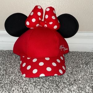Polka dot Disneyland Minnie youth hat